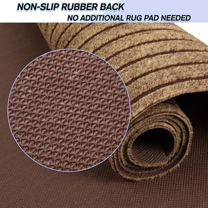 Custom Size Backed Non-Slip Area Rugs Runner, Easy Clean, Waterproof Runner - Image 4