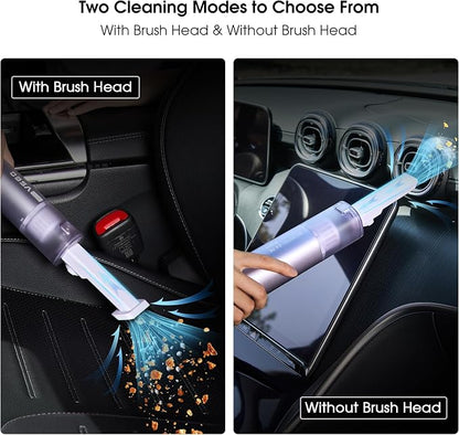 VSGO Cordless Car Vacuum, Compressed Electric Air Duster 17000Pa Suction - Image 4