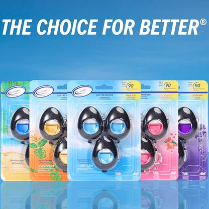 Air Jungles Car Air Freshener Vent Clip 3 Count, New Car Scent, 4 ml Each - Image 6
