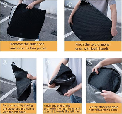 Car Windshield Sun Shade 5 Layers Thick - Image 6