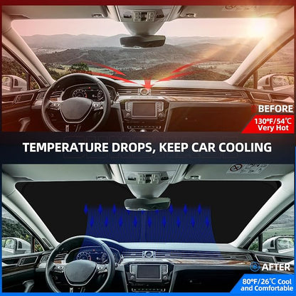 Windshield Sun Shade for Ch-evro-let/Chevy Trax 2024 2025 2026 Foldable - Image 2