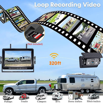 Wireless RV Backup Camera 7-inch - Image 4