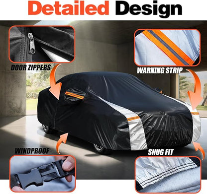 Hyundai Elantra Car Cover 100% Waterproof All Weather, Gift - Image 3