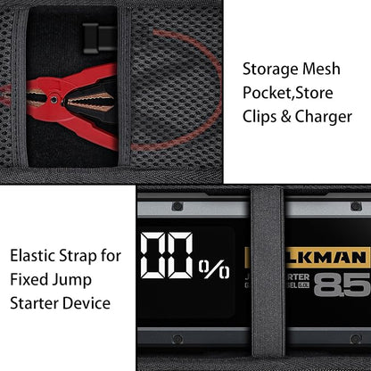 Aenllosi for HULKMAN Alpha85/Alpha85S/Alpha Pro Jump Starter Hard Carrying Case - Image 2