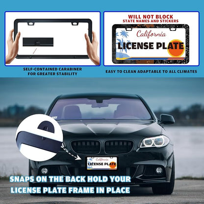 Cat License Plate Frame I Saw That Cat License Plate Holder Paw Animal - Image 5