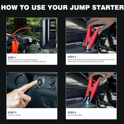 7-in-1 Jump Starter 4500A Car Jumper Starter Portable - Image 7