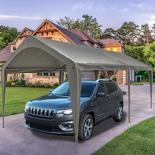 Sunnyglade 10x20 Ft Heavy Duty Carport Canopy Outdoor Portable Garage Tent Boat by Sunnyglade