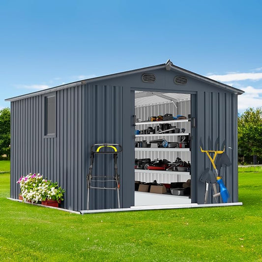 Outdoor Storage Shed 8x10 FT by Zolyndo