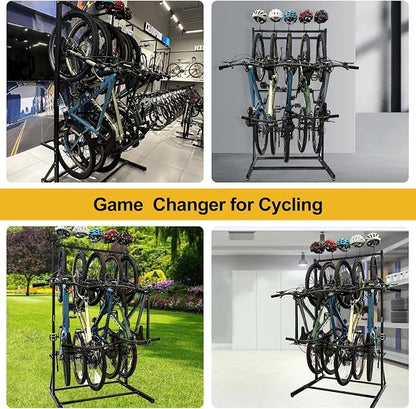 Upgraded Freestanding Bike Rack Storage - Image 6