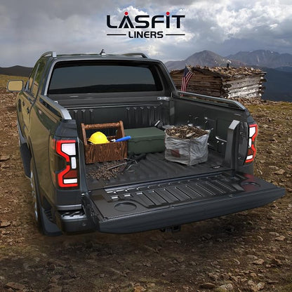 LASFIT Truck Bed Mat for Ford Ranger 2025 2024 All Weather Protector TPE Car - Image 8