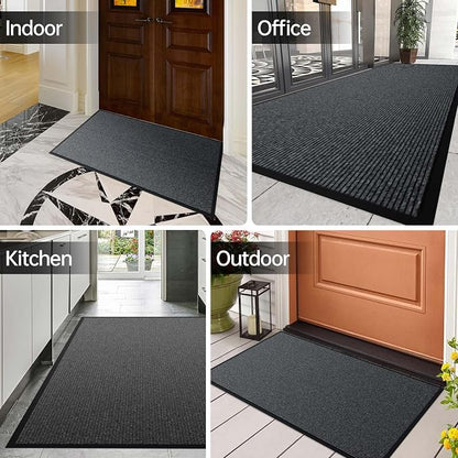Front Door Mat, Commercial Entrance, Low Profile, Durable Rubber Backing - Image 8