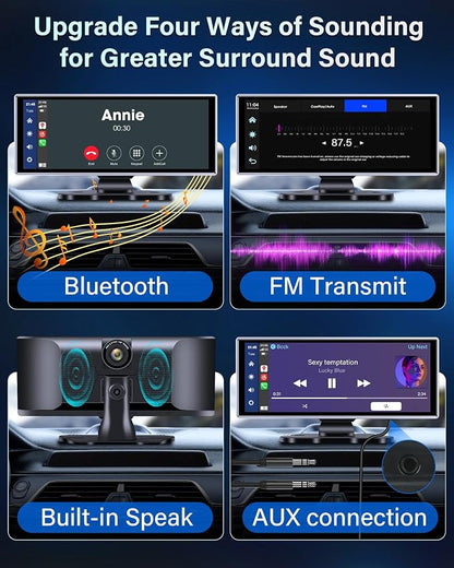 2025 Exclusive 11.26'' Portable Wireless Apple CarPlay Screen - Image 7