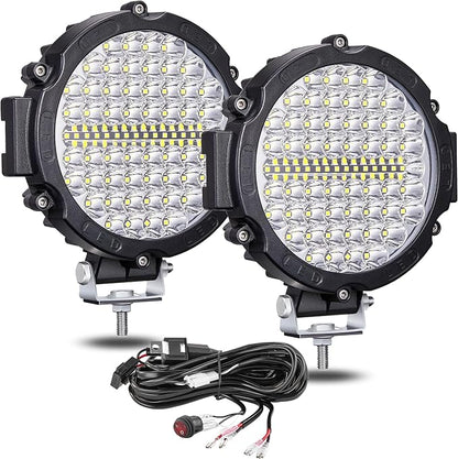 7 Inch Round LED Off Road Driving Lights by SanYoung-AutomotiveLights
