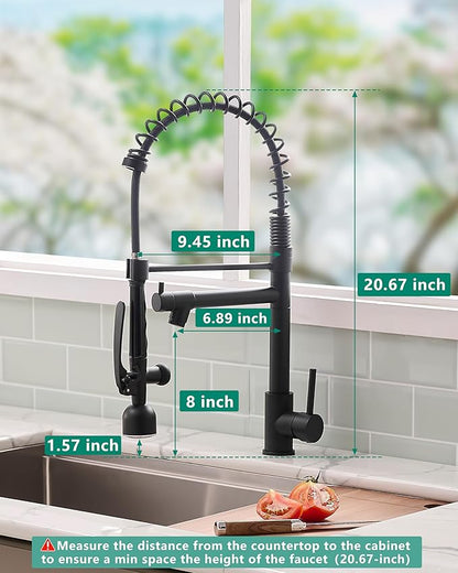 Fapully Black Kitchen Faucet - Image 4