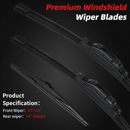 OTUAYAUTO Premium Windshield Wiper Blades - Image 2