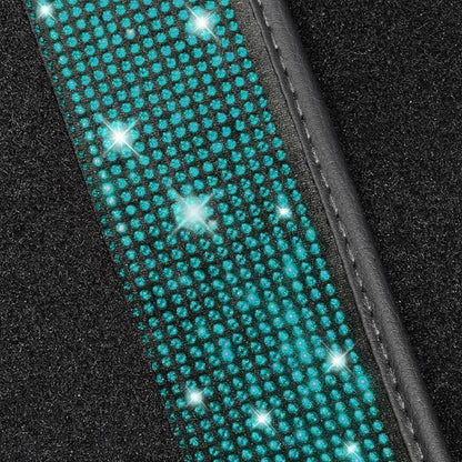 NBTEPEM Aquamrine Bling Car Floor Mats Full Set, Universal Fit Most Cars - Image 5