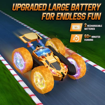 Remote Control Car, 360° Rotating 2.4GHz Fast Stunt RC Cars - Image 3
