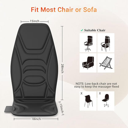 Massage Seat Cushion with Heat, Back Massager - Image 6