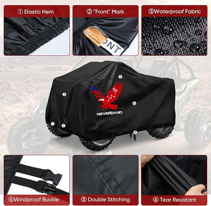 Neverland ATV Cover, Waterproof Heavy Duty 4 Wheeler Cover - Image 3