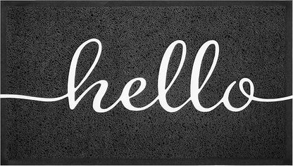 EARTHALL Door Mat Outside Inside Hello Doormat, Durable Floor Mat Non Slip Mat - Image 8