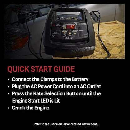 Schumacher Electric 6A Battery Charger and 85A Engine Starter, 6-in-1 Solution - Image 3