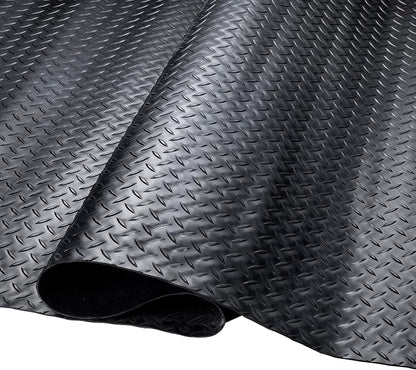 SEAL 4 x 10 Ft Premium Garage Floor Mat, Solid 2.8mm Thickened Black Commercial - Image 7