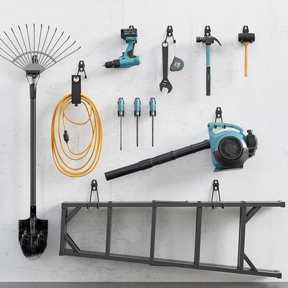 BONTEC Heavy Duty Garage Hooks, Anti-Slip Coated Black Steel - Image 7