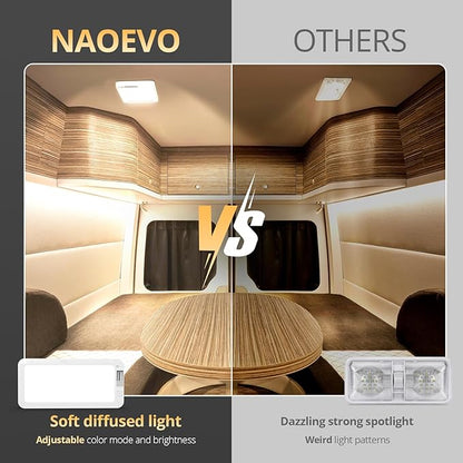 NAOEVO RV Lights Interior 2070LX, 1500LM RV LED Lights Interior 12V, Camper - Image 5