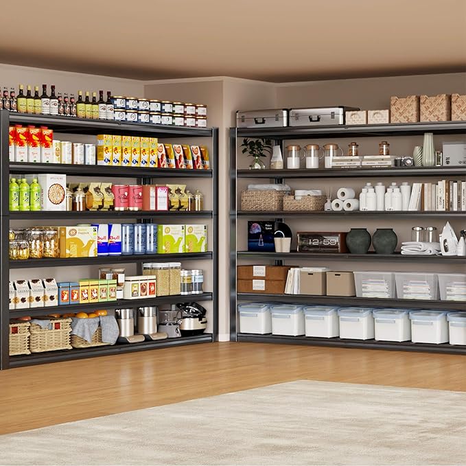 65" W Garage Shelving Heavy Duty, 7 Tier Garage Shelves, Commercial Metal - Image 7