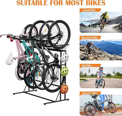 OYEAL Bike Rack Garage Floor Bike Storage Stand - Image 4
