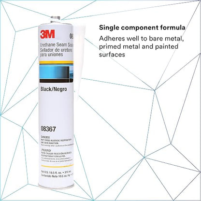3M Urethane Seam Sealer, High Solids, Permanently Flexible, 310 mL/10.5 fl oz - Image 2
