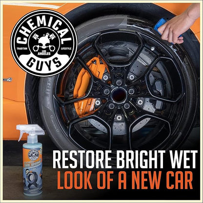 Chemical Guys Tire Kicker Sprayable Extra Glossy Tire Shine - Image 2