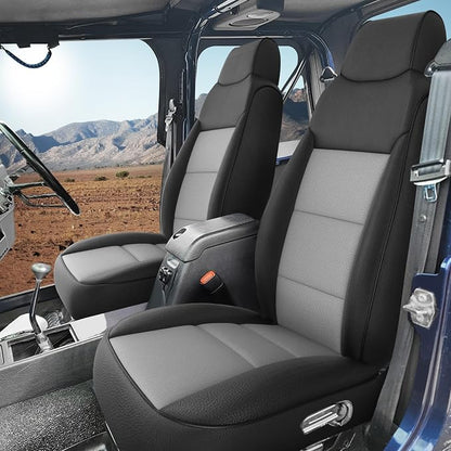 GIANT PANDA Full Set Car Seat Covers Customized Jeep Wrangler TJ Rubicon Sahara by GIANTPANDA