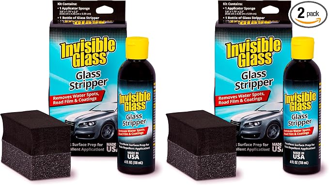Invisible Glass 91411 3.38-Ounce Glass Stripper Water Spot Remover Kit by InvisibleGlass