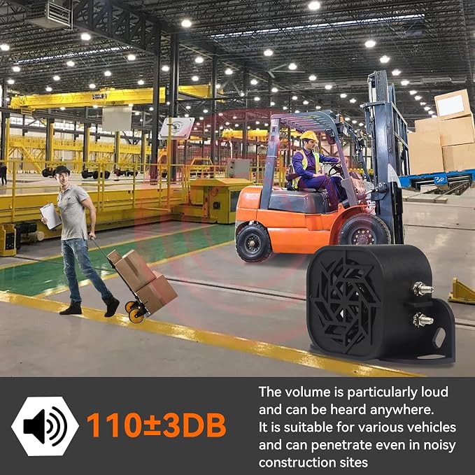 735 Back-up Alarm 12V-48V 110dB IP67 Waterproof Dust-Proof Reversing Warning - Image 6