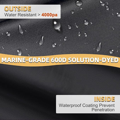 600D ATV Cover - Waterproof & Windproof 4 Wheeler Covers Outdoor Storage - Image 5