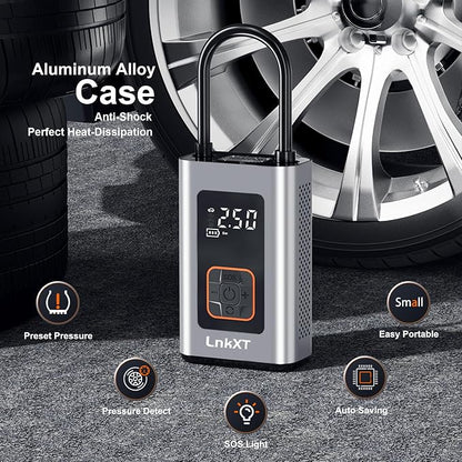 Tire Inflator Portable Air Compressor, 150PSI Cordless Air Pump - Image 2
