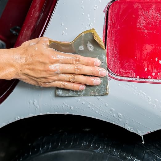 Dura-Gold Premium 2000 Grit Wet or Dry Sandpaper Sheets, 5-1/2" x 9", Box of 25 - Image 4