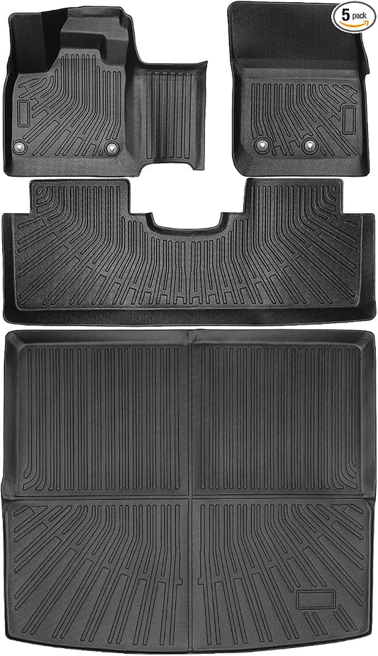 All Weather Floor Mats and Cargo Mat Set Fit by FETUSI