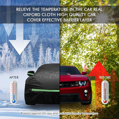 for Chevy Camaro 2010-2022 Car Cover 210D Outdoor Waterproof UV Protection - Image 5