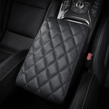 Car Center Console Cover pad Genuine Cowhide Leather, Vehicle Arm Rest Cushion by -----------------