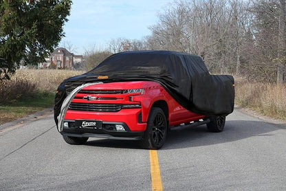 Kayme Truck Cover Custom Fit Chevy Silverado 1500 Crew Cab Short Bed. Full - Image 8