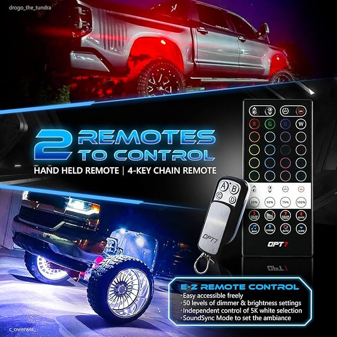 OPT7 Quantum RGBW LED Rock Lights - Image 4