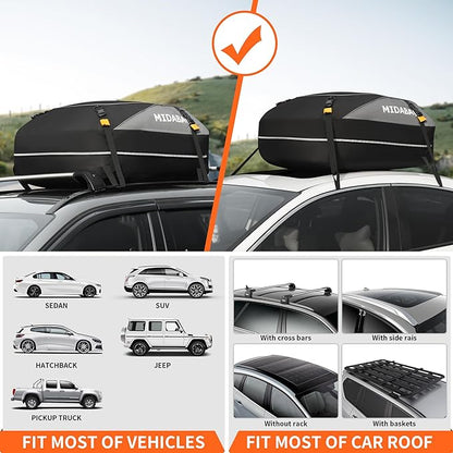 MIDABAO Waterproof Duty Car Roof Top Carrier-Car Cargo Roof Bag Car Roof Top - Image 3
