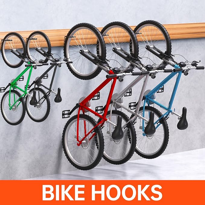 16-Pack Heavy Duty Bike Hook, Loading Capacity 100 LBS, 6 inch, Bike Hooks - Image 6