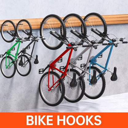 8-Pack Heavy Duty Bike Hook, Loading Capacity 100 LBS, 6 inch, Bike Hooks - Image 6