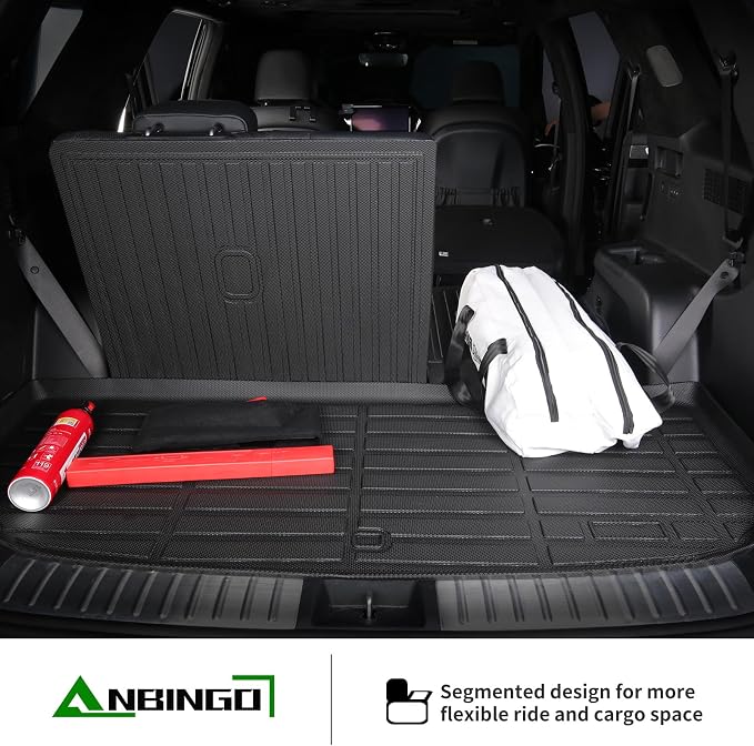 ANBINGO® Floor Mats & SeatBack Cargo Liner | CX90 2024-2025 8 Passenger | 2nd - Image 6