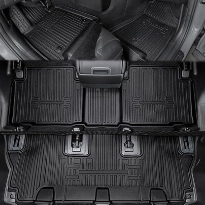 Floor Mats for 2024 2025 2026 Hyundai Santa Fe 6-Seat/7-Seat, All Weather TPE - Image 2