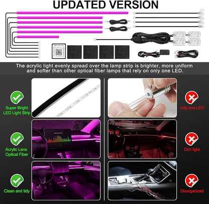 Acrylic Interior Car LED Strip Light - Image 7