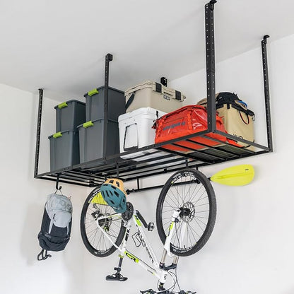 StoreYourBoard Heavy-Duty Ceiling Mounted Garage Shelving, Steel Overhead - Image 7